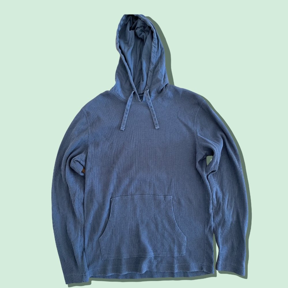 GAP Waffle Knit Thermal Hoodie